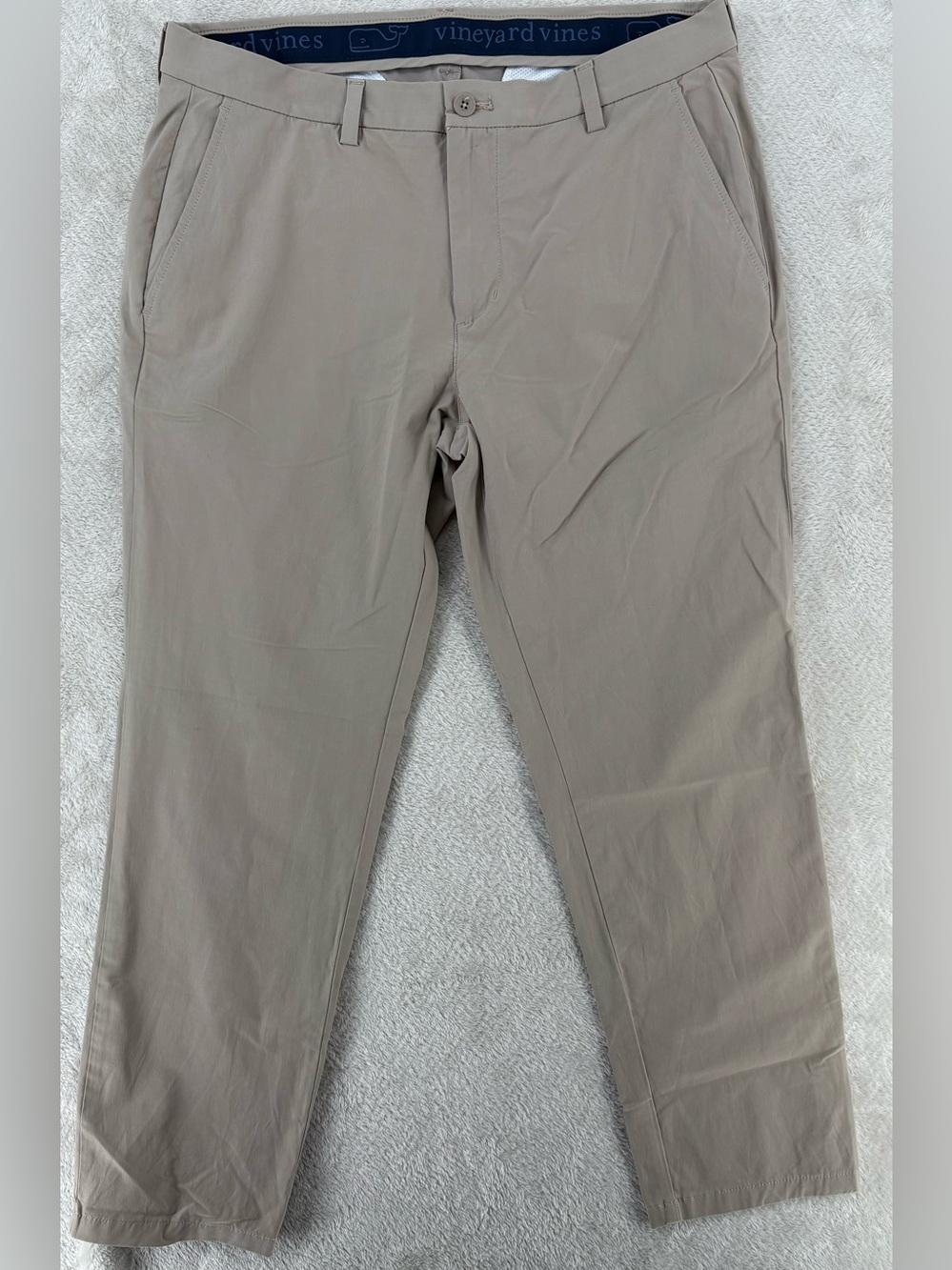 Vineyard Vines Performance Pants Men’s 30x30 Khaki Stretch Golf Casual Preppy